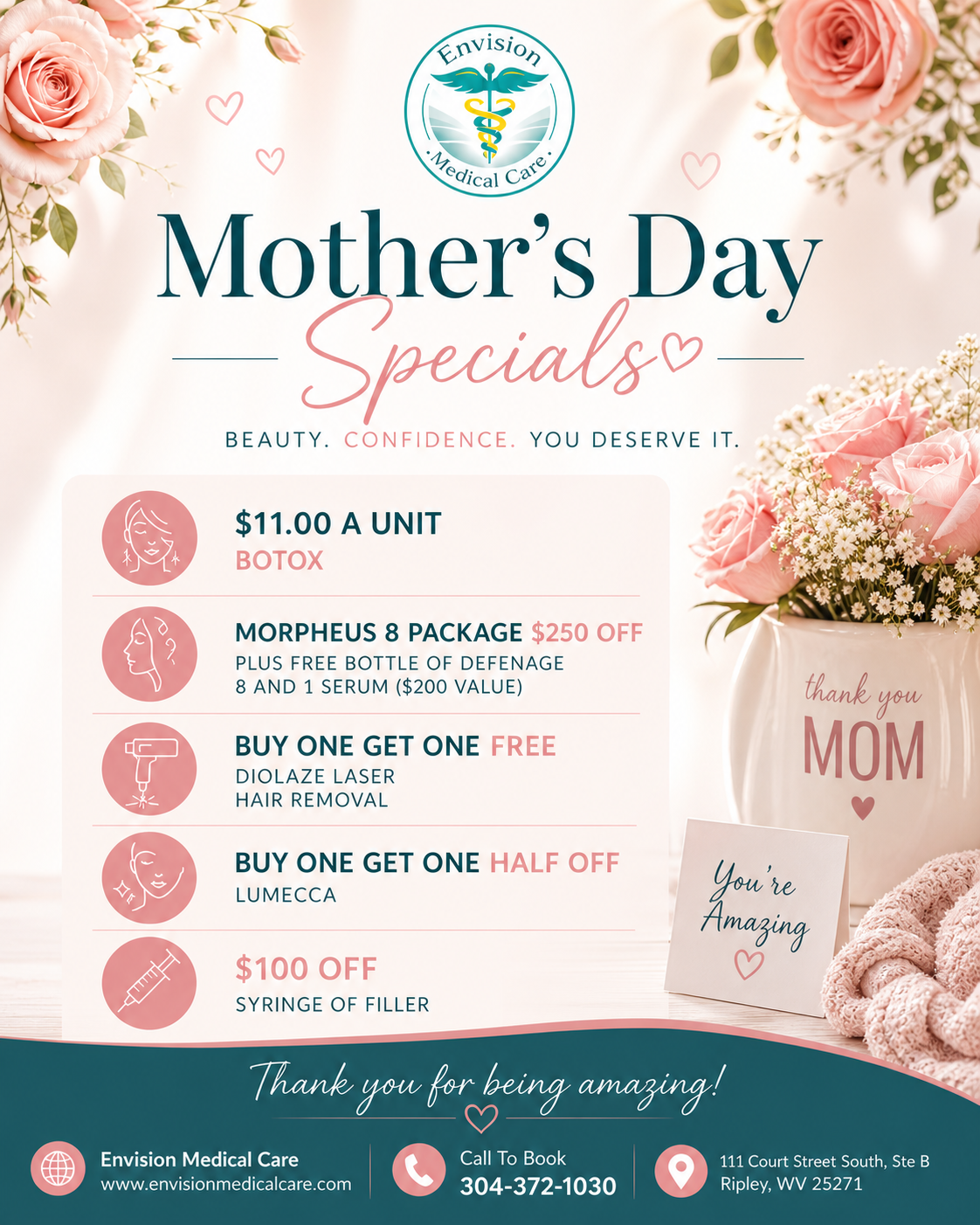 Mother's Day Specials 2026: Spoil Mom with Beauty, Confidence & Self-Care in Ripley, WV